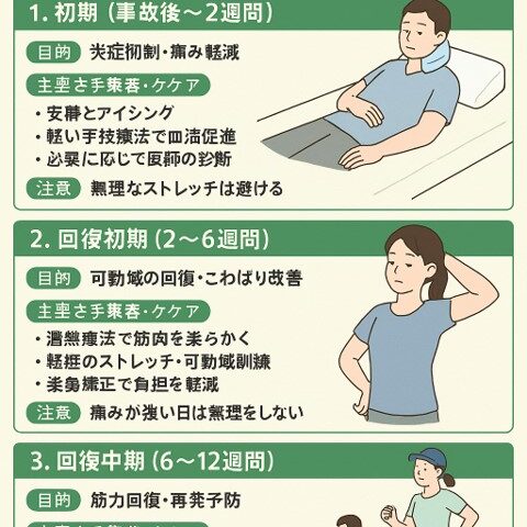 交通事故後のリハビリ計画の立て方/江東区北砂