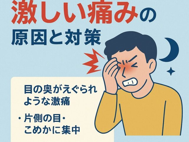 群発頭痛とは？激しい痛みの原因と対策/江東区北砂
