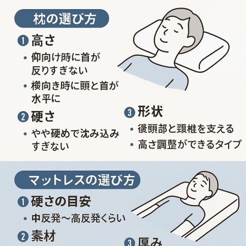 腰痛のための枕・マットレスの選び方｜整骨院が解説