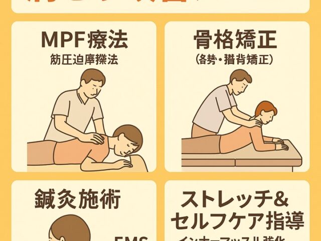 整骨院でできる肩こり改善メニュー｜原因から根本改善まで