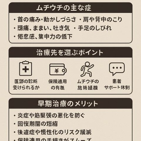 交通事故後に首が痛い…ムチウチ治療の選び方