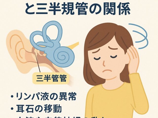 🌀 めまいが起こる仕組みと三半規管の関係/江東区北砂