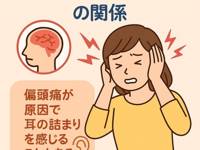 偏頭痛と耳の詰まり感の関係
