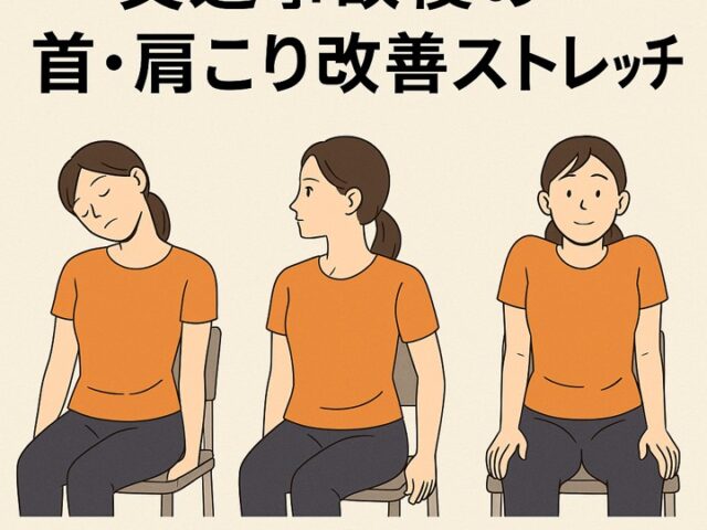 交通事故後の首・肩こり改善ストレッチ/江東区北砂