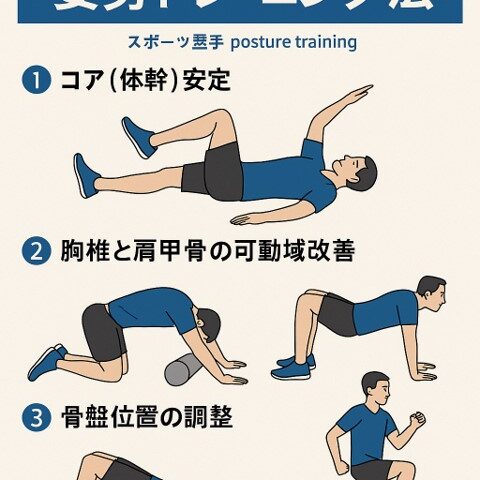スポーツ選手のための姿勢トレーニング法｜パフォーマンス向上とケガ予防の秘訣