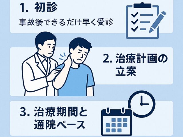ムチウチ治療の流れ｜初診から完治まで/江東区北砂