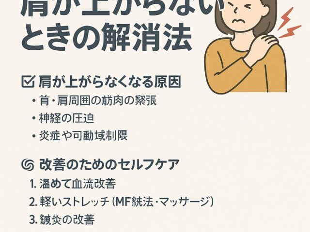 ムチウチで肩が上がらないときの解消法｜原因と治療のポイント