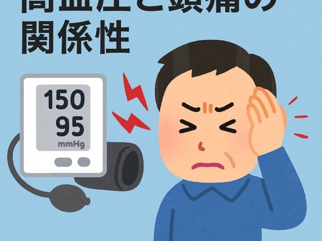 高血圧と頭痛の関係性｜放置すると危険なサインも/江東区北砂