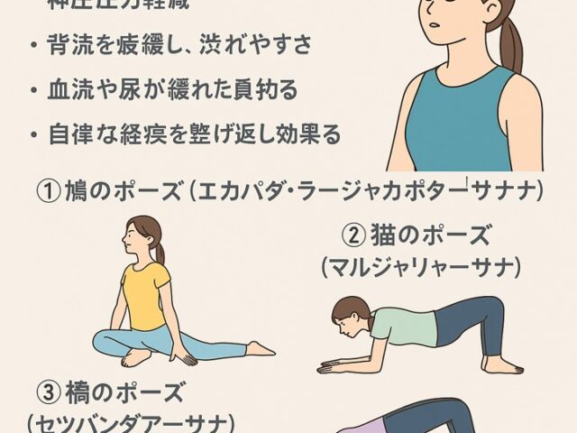 坐骨神経痛とヨガの関係｜効果的なポーズ3選/江東区北砂