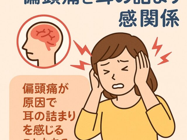 偏頭痛と耳の詰まり感の関係/江東区北砂