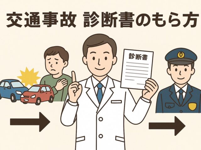 交通事故治療に必要な診断書のもらい方｜提出先と注意点を解説