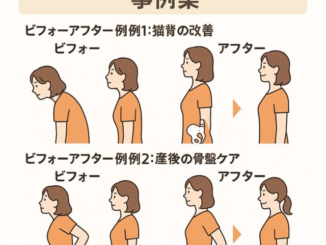 骨盤矯正のビフォーアフター事例集｜姿勢改善・腰痛予防に効果的