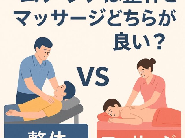 ムチウチは整体とマッサージどちらが良い？｜交通事故後の正しい選び方