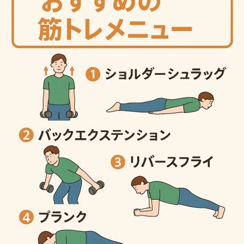 肩こり改善におすすめの筋トレメニュー/江東区北砂