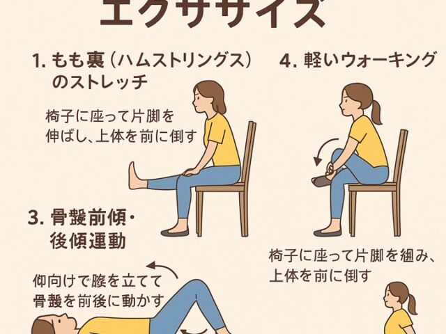 坐骨神経痛予防のためのデスクワーク改善術/江東区北砂