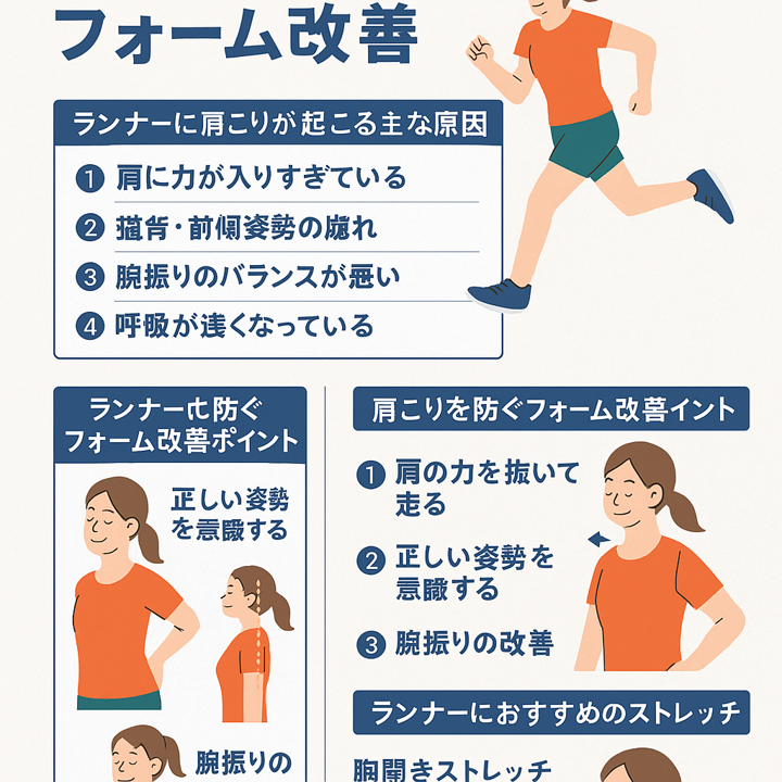🏃‍♀️ ランナーの肩こり対策とフォーム改善/江東区北砂