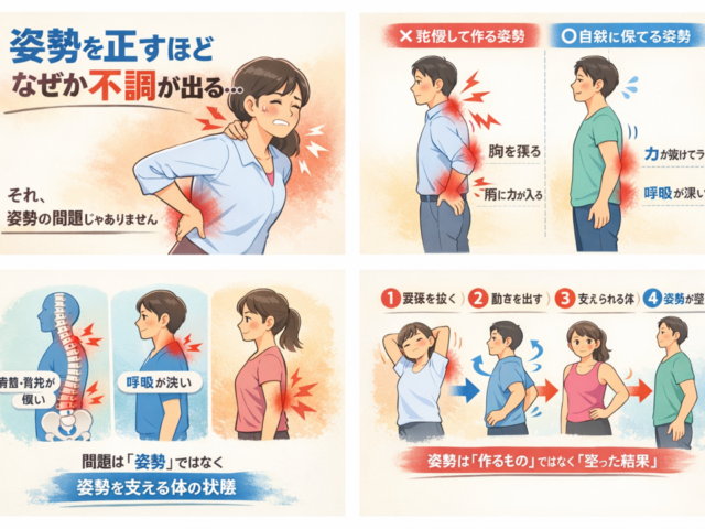 姿勢を正すほど不調が出る人の真実/江東区北砂