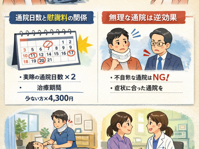 交通事故治療で慰謝料はもらえる？/江東区北砂