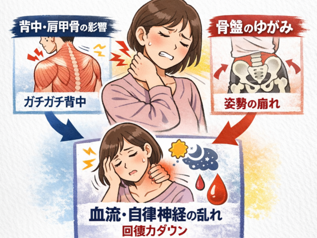 むちうちが治らない原因は首以外にある/江東区北砂