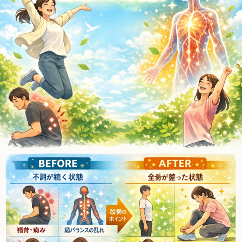 体が軽い状態が普通になる方法/江東区北砂