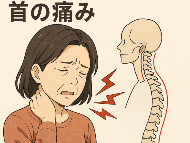 ストレートネックが原因で首が痛くなる　江東区大島