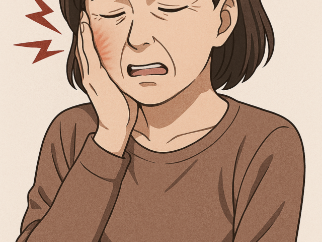 顔面神経痛が原因で顔が痛くなる　江東区大島