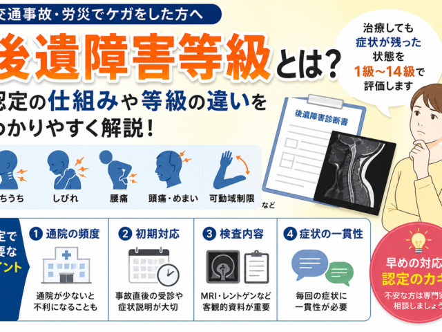 後遺障害等級とは？/江東区北砂